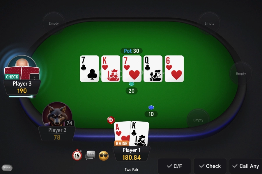 德州扑克（NLH）