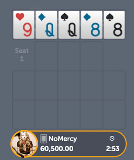 Another starting hand Open Face Chinese Poker OFC