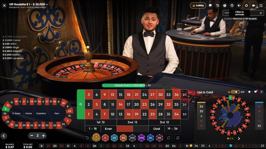 A game of Live VIP Roulette on the CoinPoker Casino app.