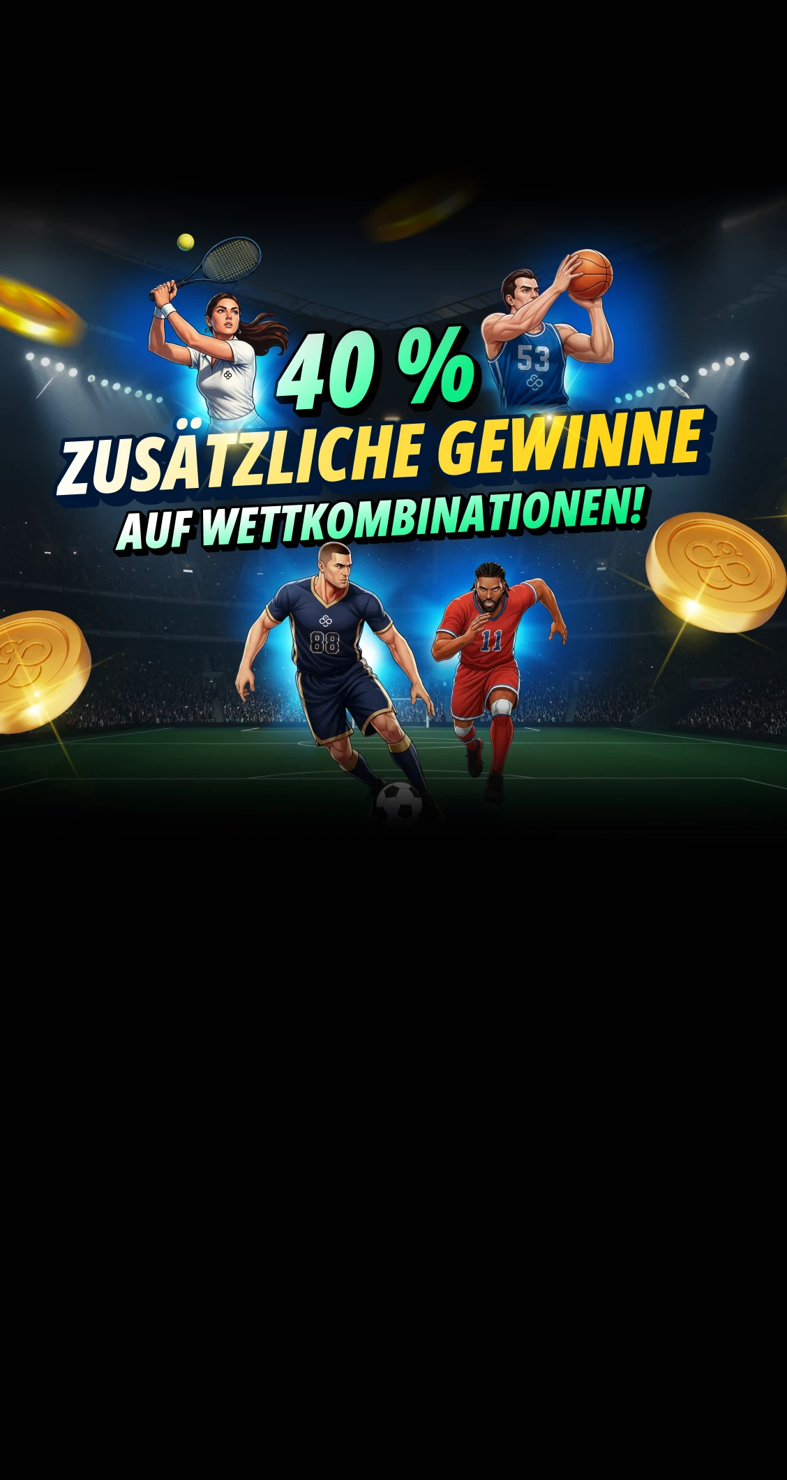 Sportwetten - Kombinationswetten-Boost