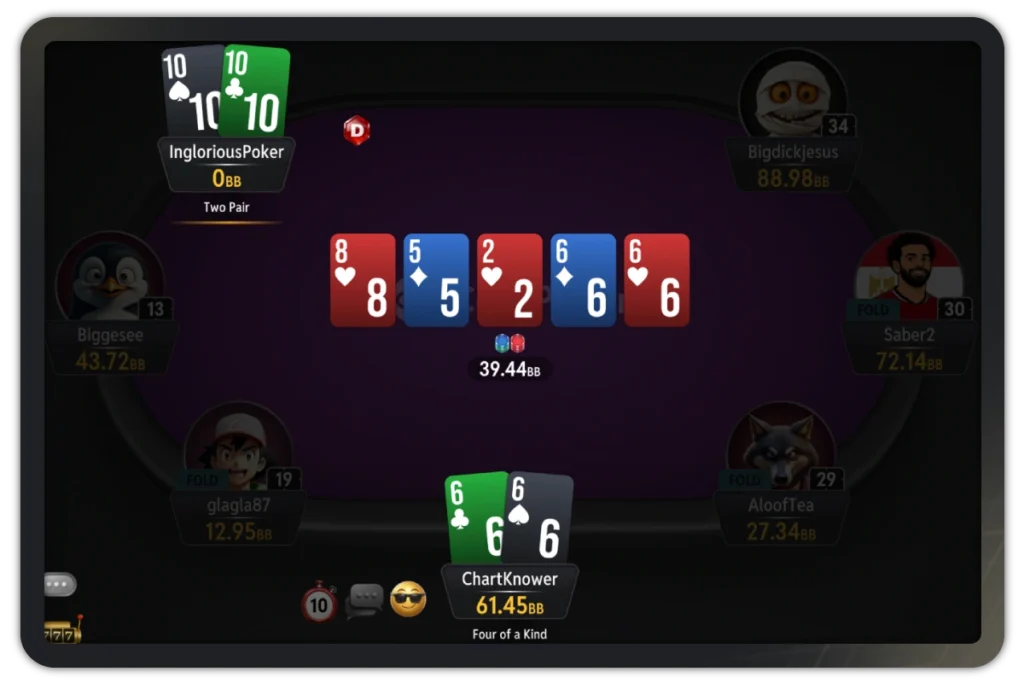 2. Poker spielen