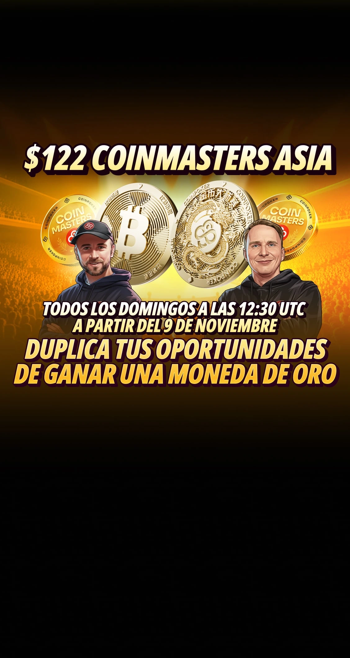 Serie de Torneos CoinMasters en Horario Amigable para Asia