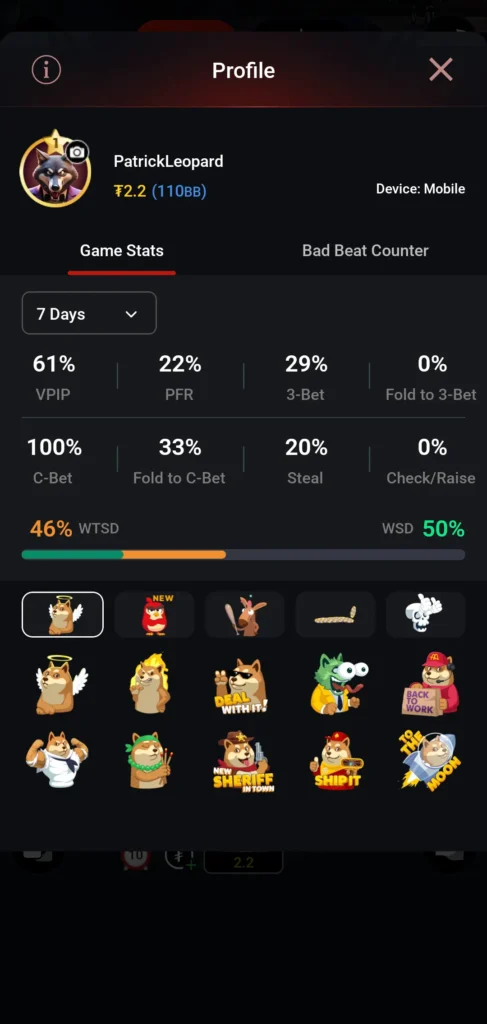 Gama Completa De Funciones De Poker