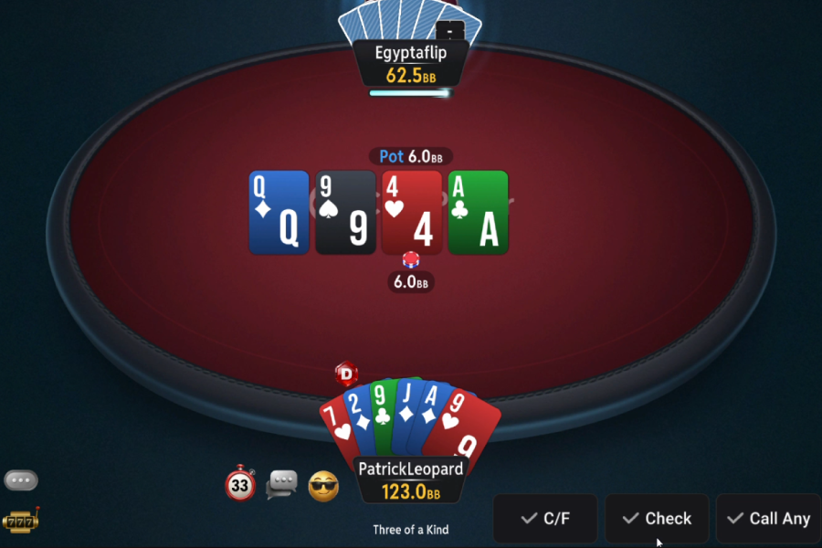 Parties de cash game PLO6 en Heads-Up