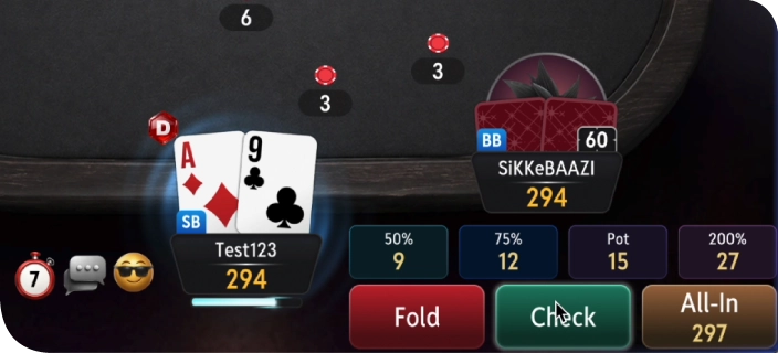 Rejoignez les parties de K-Poker