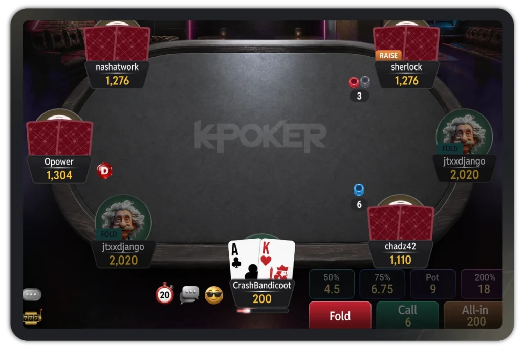 全てのハンドで公平なK-Poker RNG