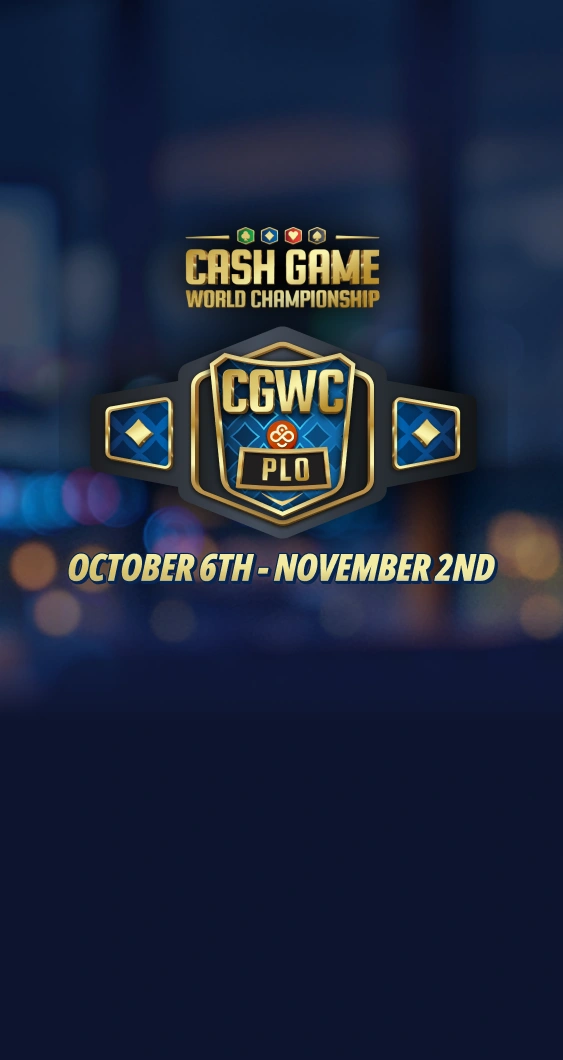 CoinPokerでのPLOキャッシュゲームワールドチャンピオンシップ