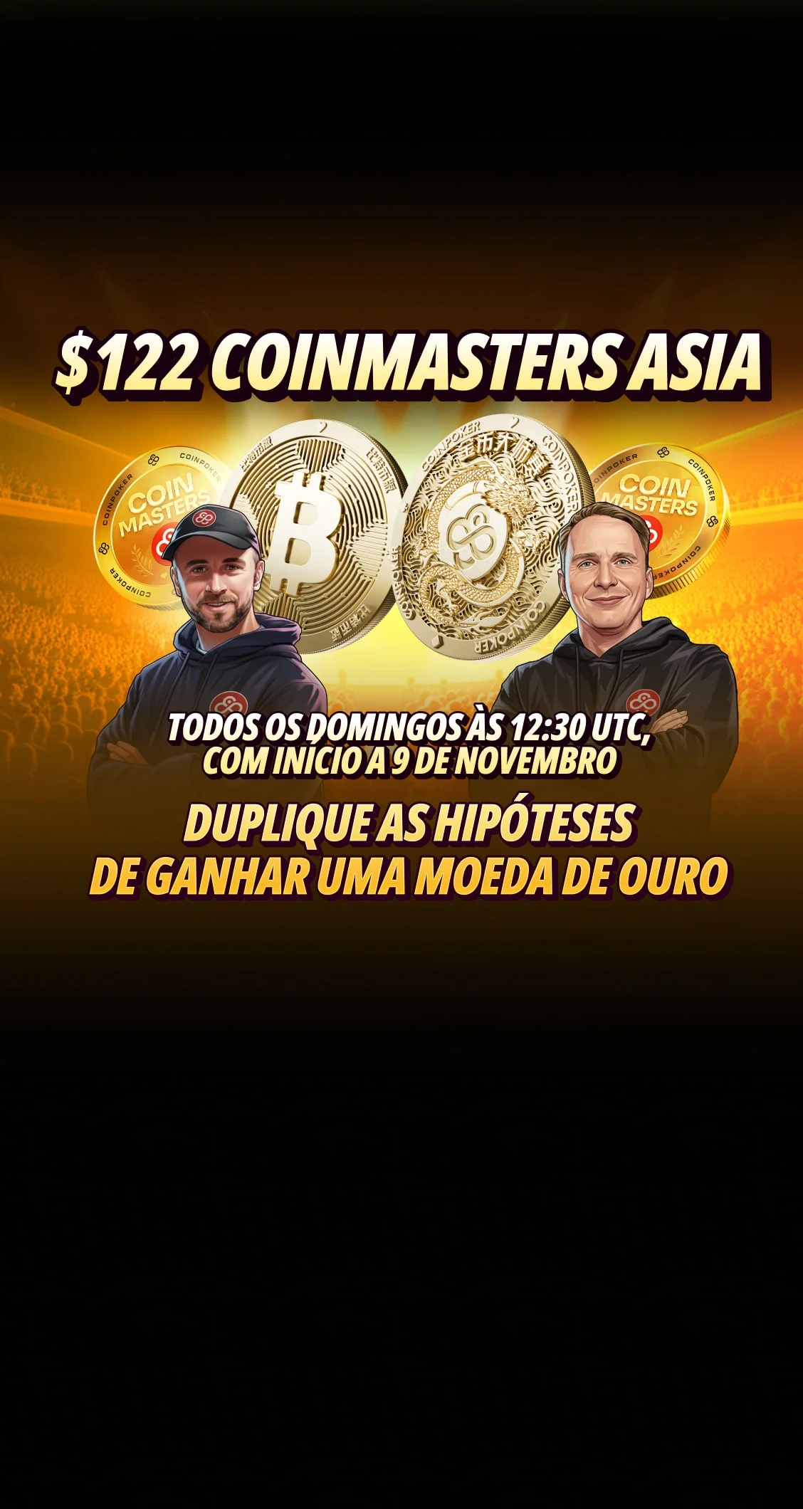 Série de Torneios CoinMasters em Fuso Horário Favorável à Ásia