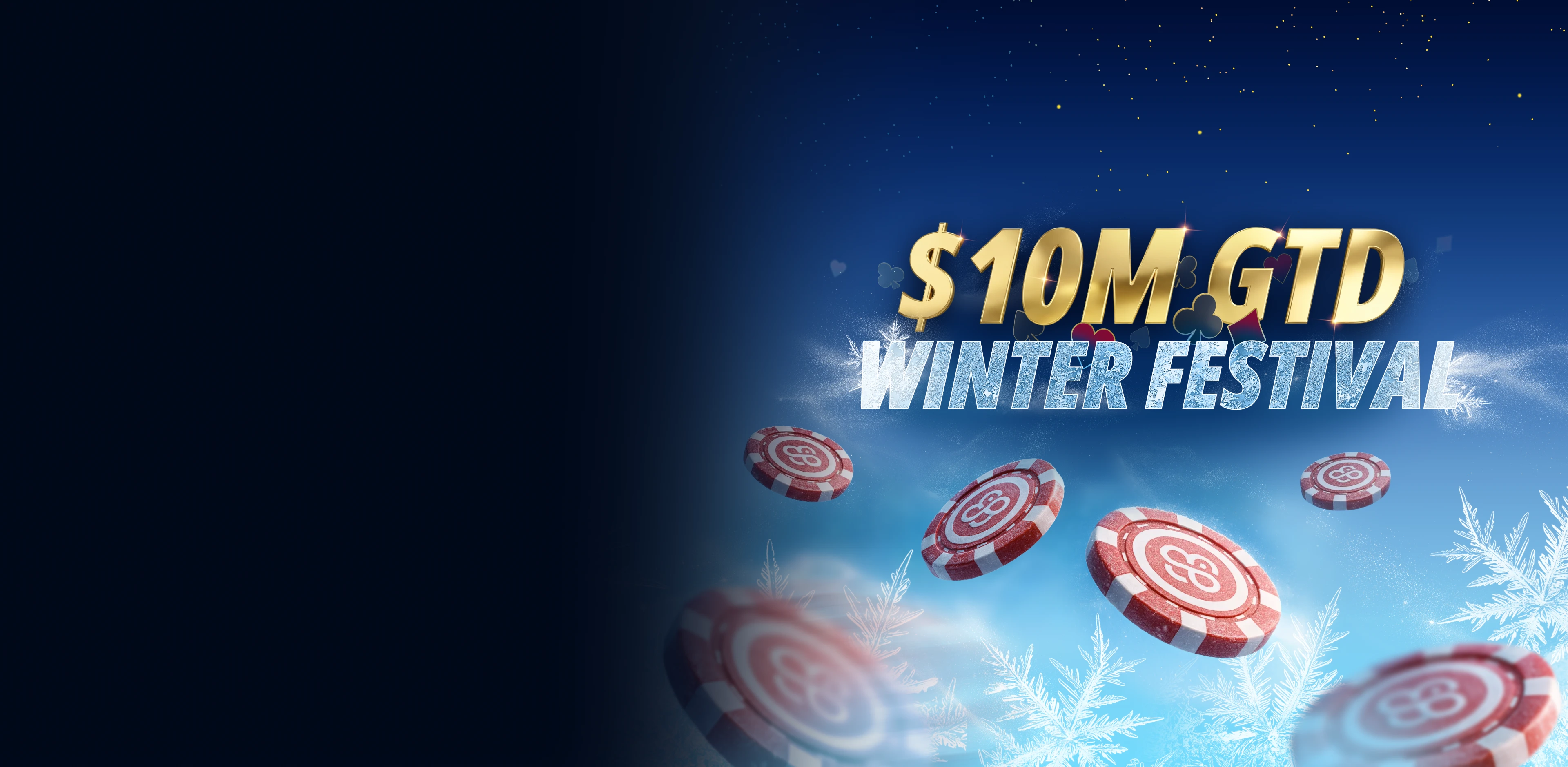 US$ 10 milhões garantidos<br />
Série do Festival de Inverno<br />
em CoinPoker