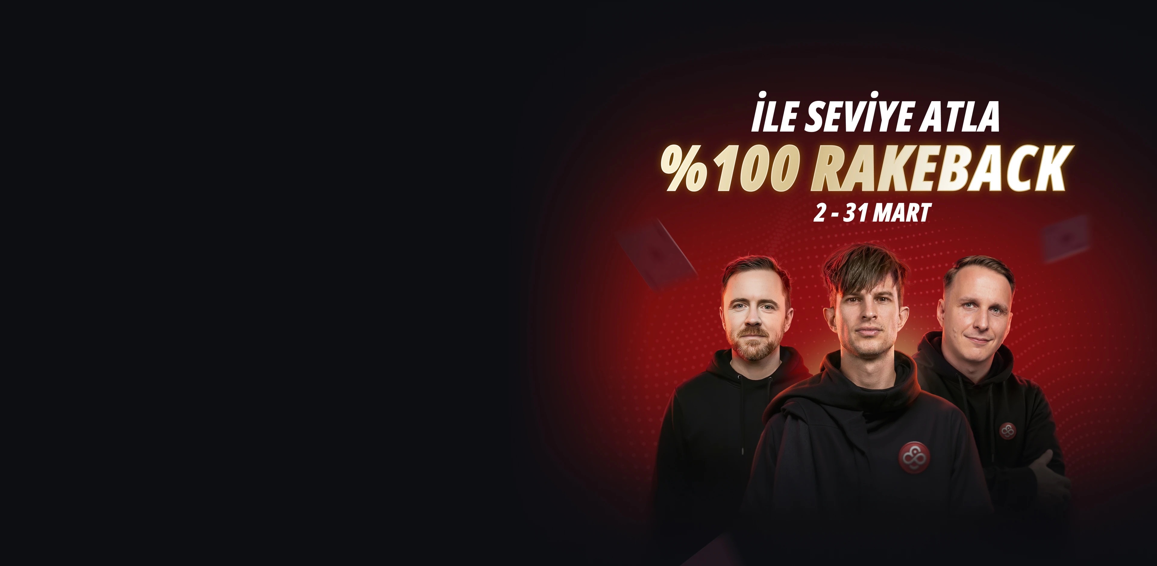 CoinPoker %100 Rakeback:<br />
Mart Ayında Alınan Tüm Komisyonlar İade Edilecek