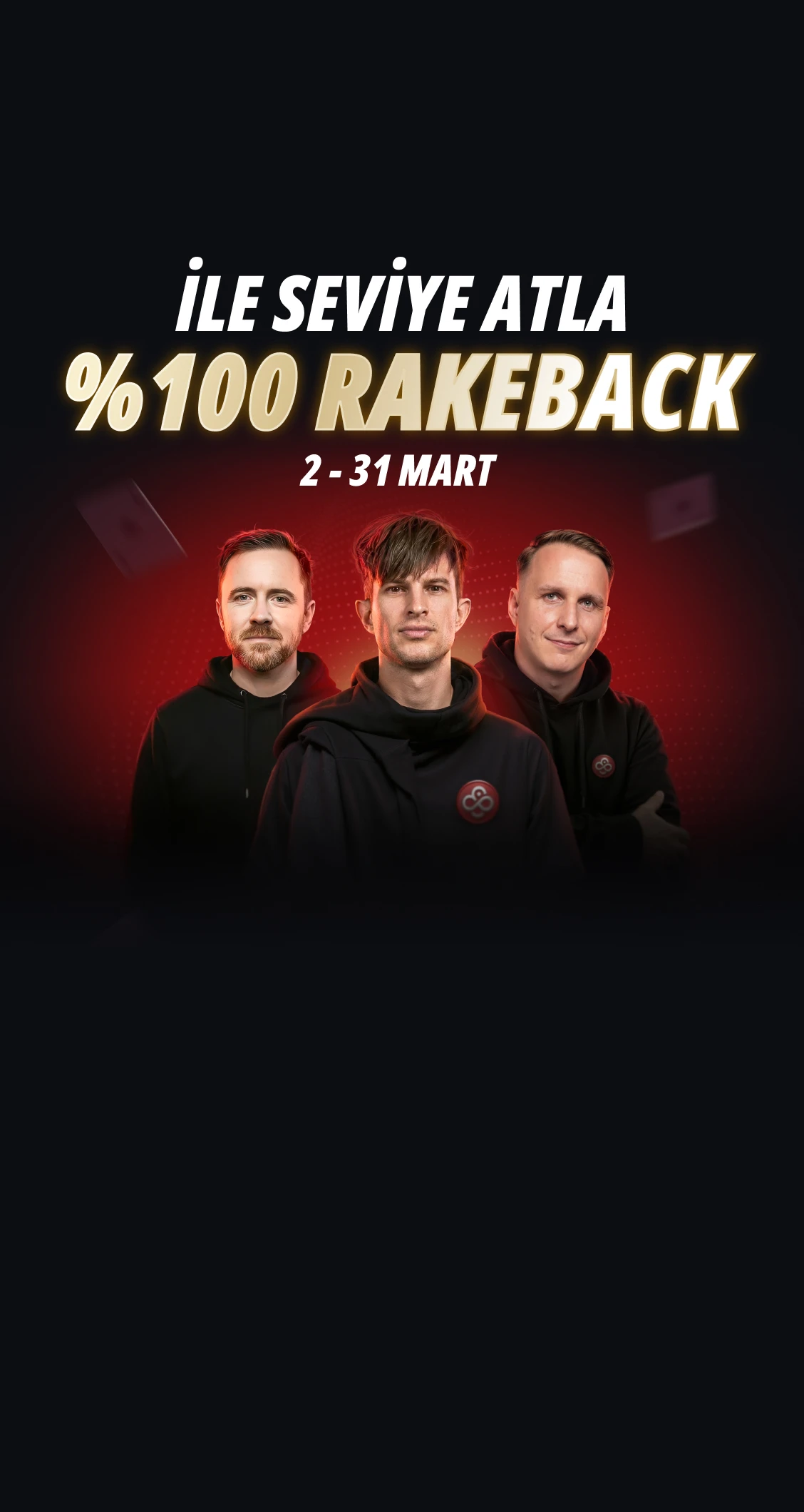 CoinPoker %100 Rakeback:<br />
Mart Ayında Alınan Tüm Komisyonlar İade Edilecek