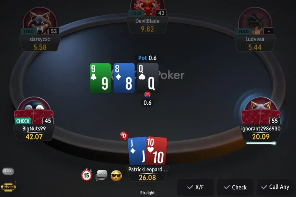 Her Short Deck oyunu adil oynanması garantilidir