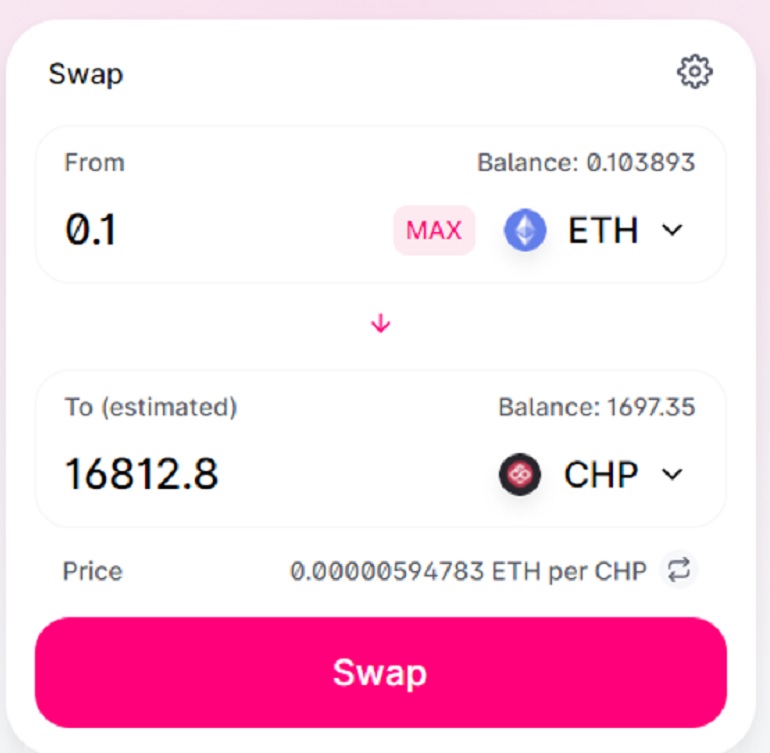 Ước tính số lượng token trên UniSwap