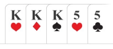 Poker hand Full House