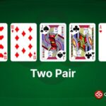 An example of Two Pair in poker, made with 10h 10d Js Jc Ah.