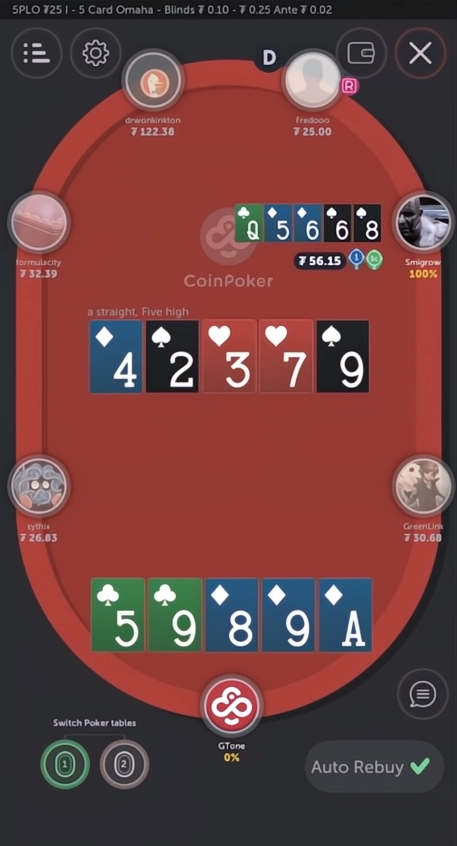 5-Card Pot Limit Omaha (PLO5)