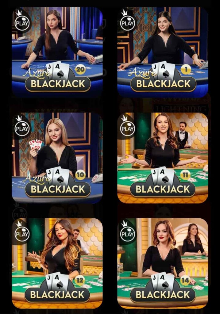 A user tries the search function to locate blackjack games on the CoinPoker Casino.