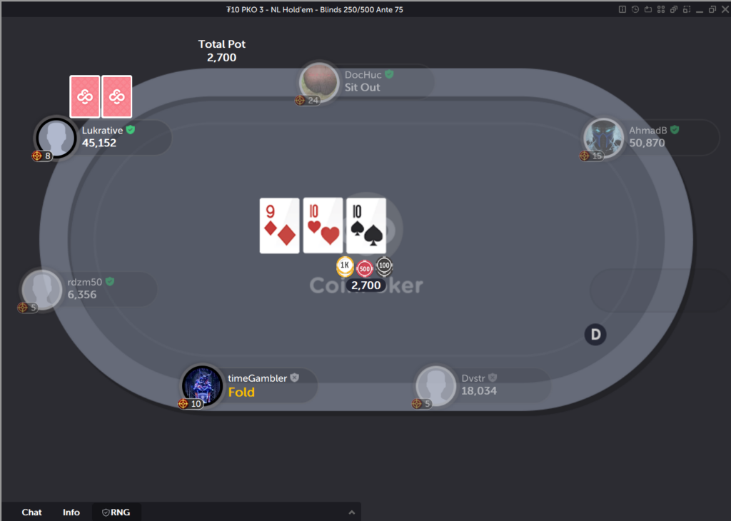 tournament on CoinPoker