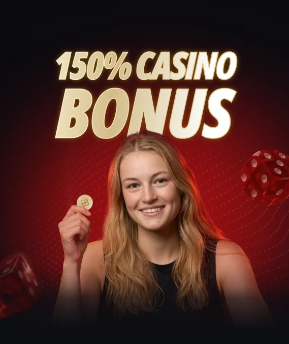 150% Casino Welcome Bonus + 100 Free Spins