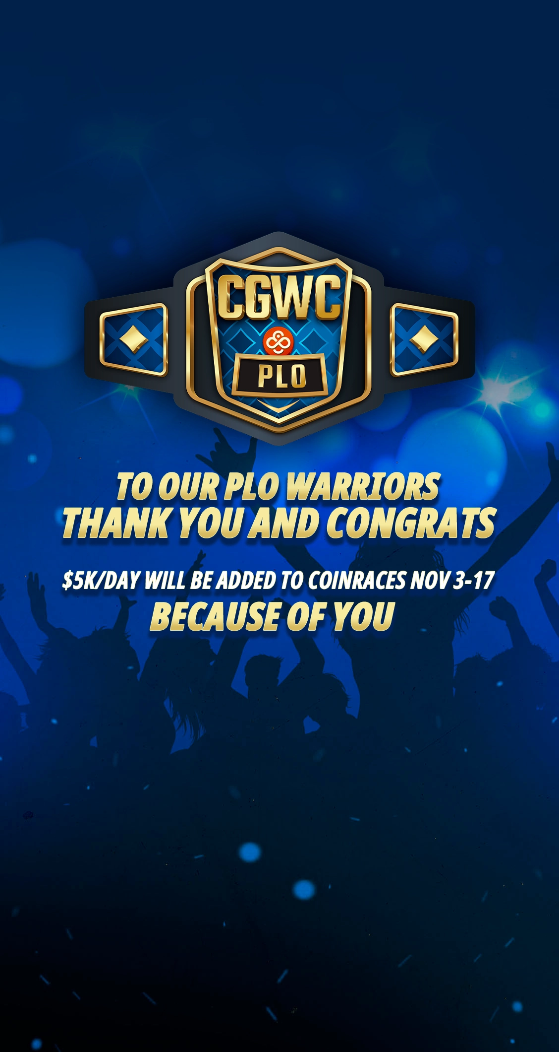 PLO Cash Game World Championship on CoinPoker