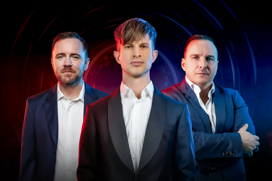 CoinPoker ambassadors (Mario Mosbock and Patrick Leonard)