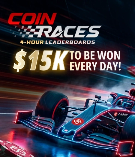 CoinRaces Cash Game Leaderboards Every 4 Hours