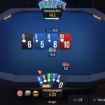 Two PLO5 hands, both with big pairs, make it to showdown and run it twice on CoinPoker