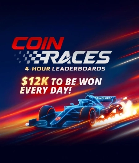 CoinRaces Cash Game Leaderboards Every 4 Hours