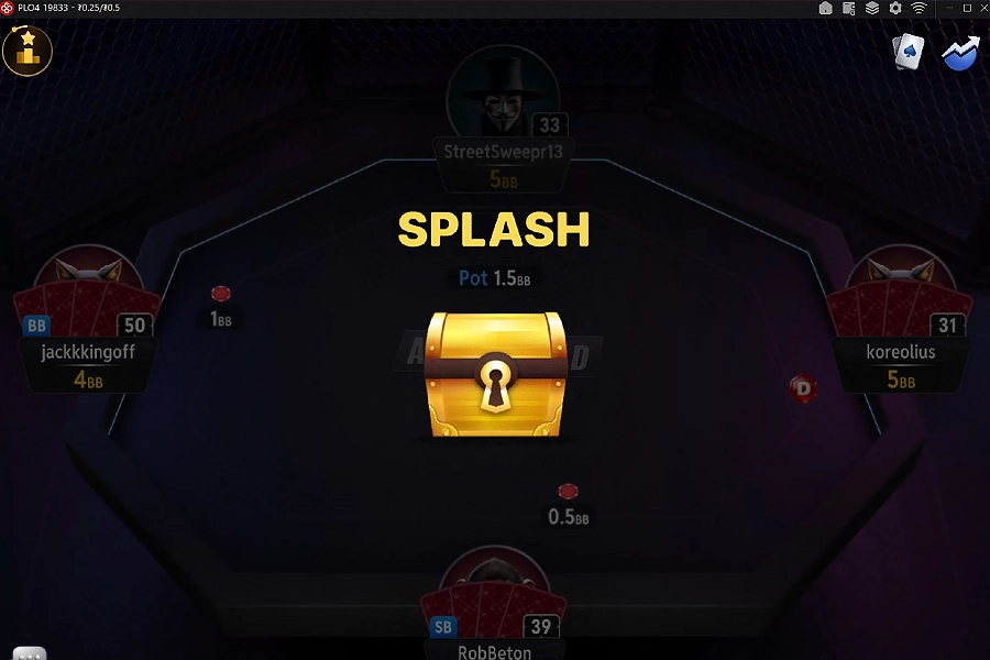 Wait for Splash Pot Hands to Start